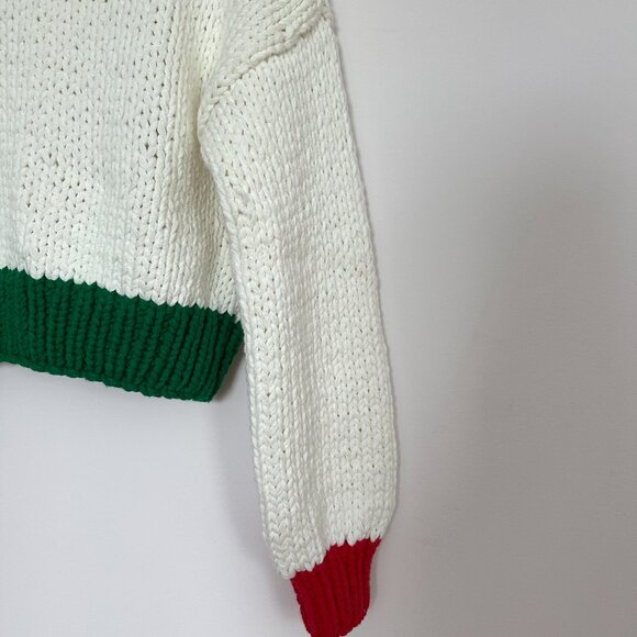 NWOT Zora Chunky Sweater in Primary Colors, Size S/M - Picture 5 of 9